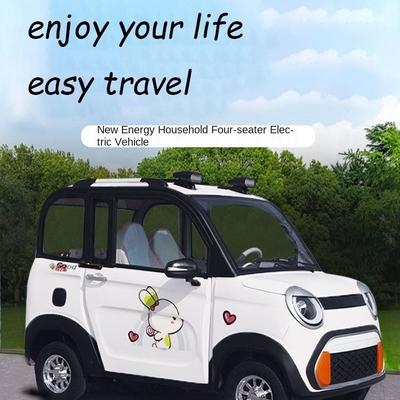 Hanpu 2024 4 posti mini-auto elettrica 4 ruote EV Tuk-Tuk per viaggi di passeggeri a bassa velocità