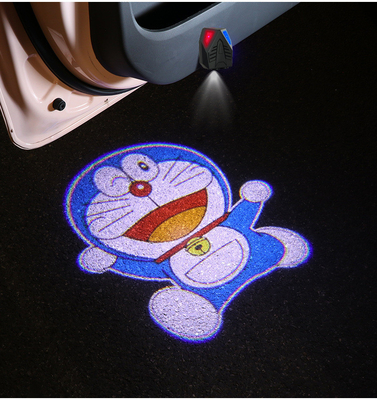 12V Universal Cute Fashion Auto Inductive Dynamic Welcome Light Bulb Lamp per auto