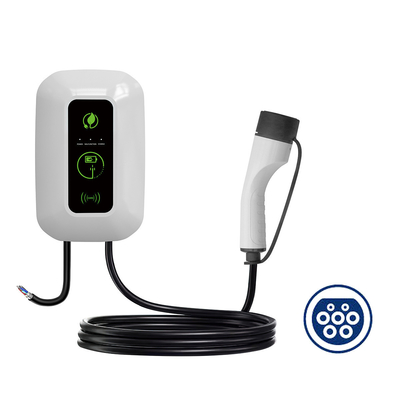 22KW CCS pneumatico 2 stazione di ricarica standard europea a corrente alternata a parete con design compatto