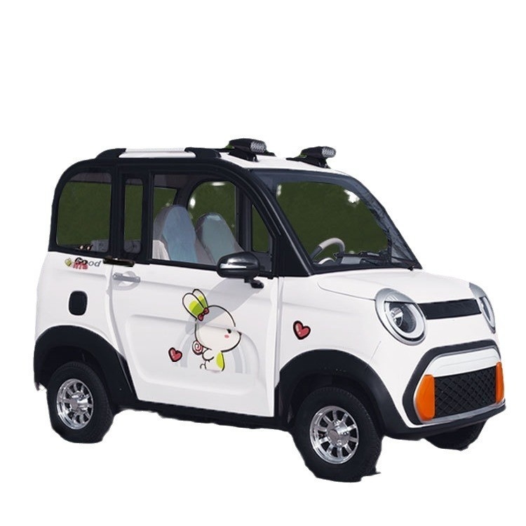 Hanpu 2024 4 posti mini-auto elettrica 4 ruote EV Tuk-Tuk per viaggi di passeggeri a bassa velocità