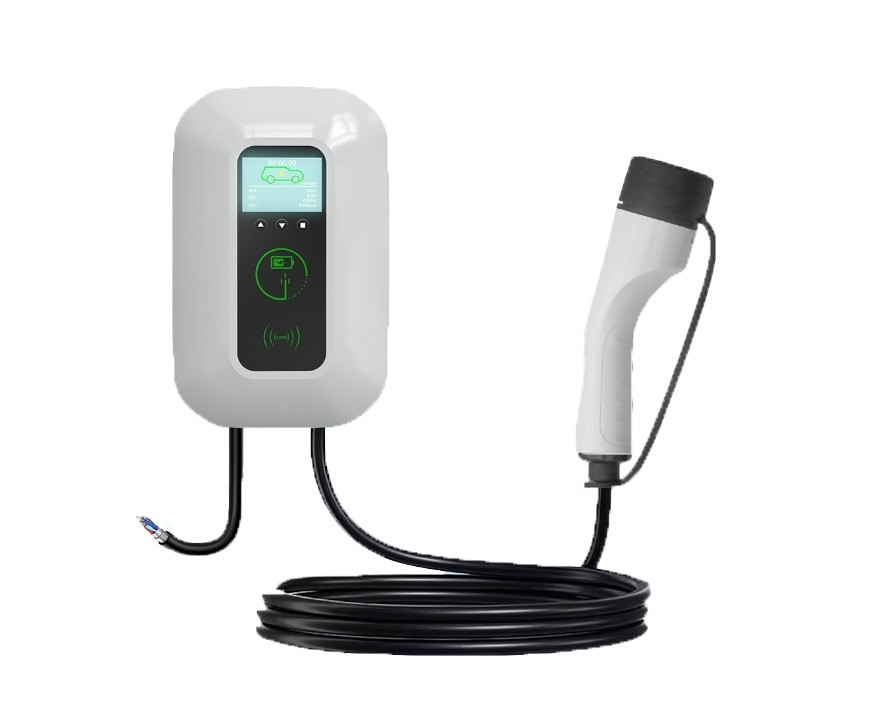Corrente di uscita CA 7KW 220v CCS/Tipo 2 Stazione di ricarica standard europea montata a parete